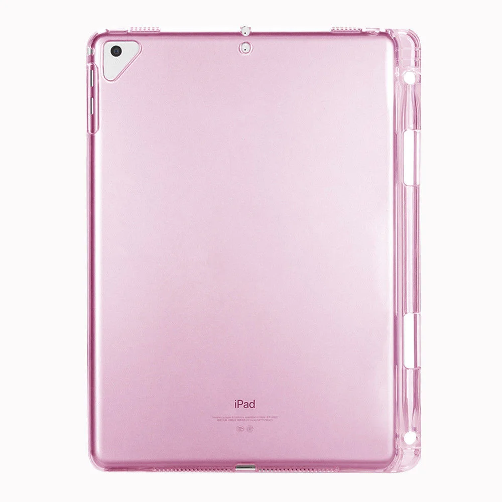 Силиконовый чехол для iPad 5 6 Air Air2 задняя крышка со слотом карандашей прозрачный из