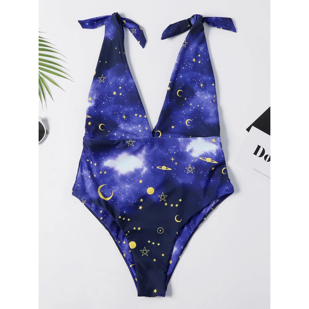 

2019 One Piece Swimwear Women Swimsuit Push Up Monokini Print Bathing Suit Mayo Bathing Suit Female Beachwear Summer Beach Girls