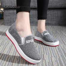 SWYIVY/женские кроссовки разных стилей; парусиновая Женская прогулочная обувь; коллекция года; сезон весна-осень; Легкая женская прогулочная обувь без шнуровки