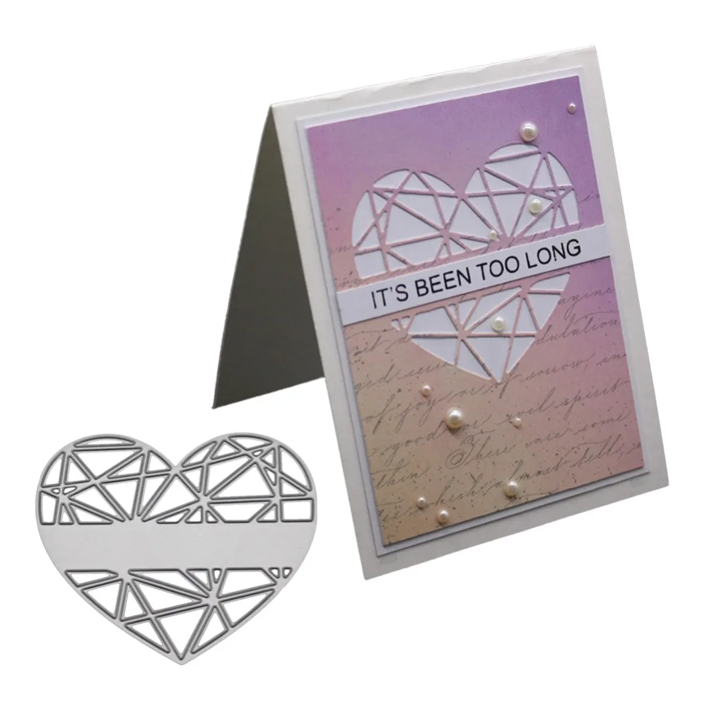 

love background Metal Cutting dies scrapbooking nouveau arrivage 2019 paper craft album card punch new making stamps and dies