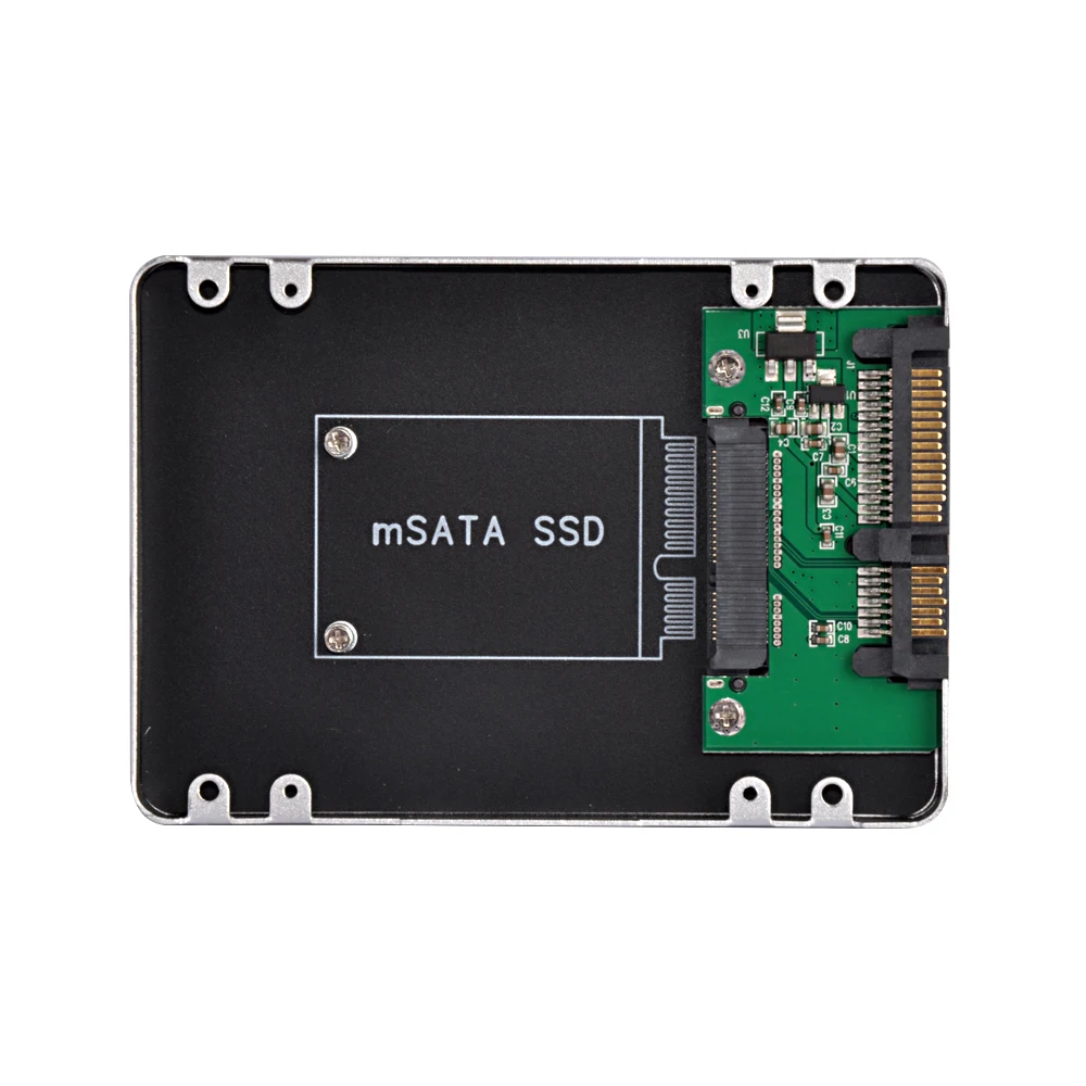 Мини SATA случае 2.5 дюймов SATA для мини SATA конвертер адаптер HDD жесткий диск внешний Корпуса для жёстких дисков