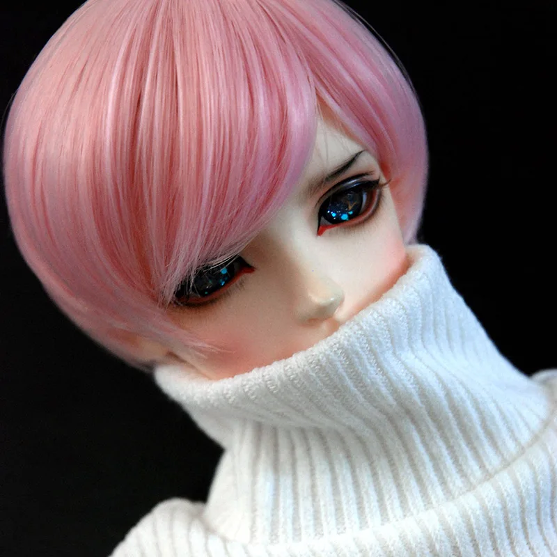 Bybrana 1 шт. bjd парик унисекс кукла короткие волосы bjd 1/3 1/4 1/6 - Цвет: 6