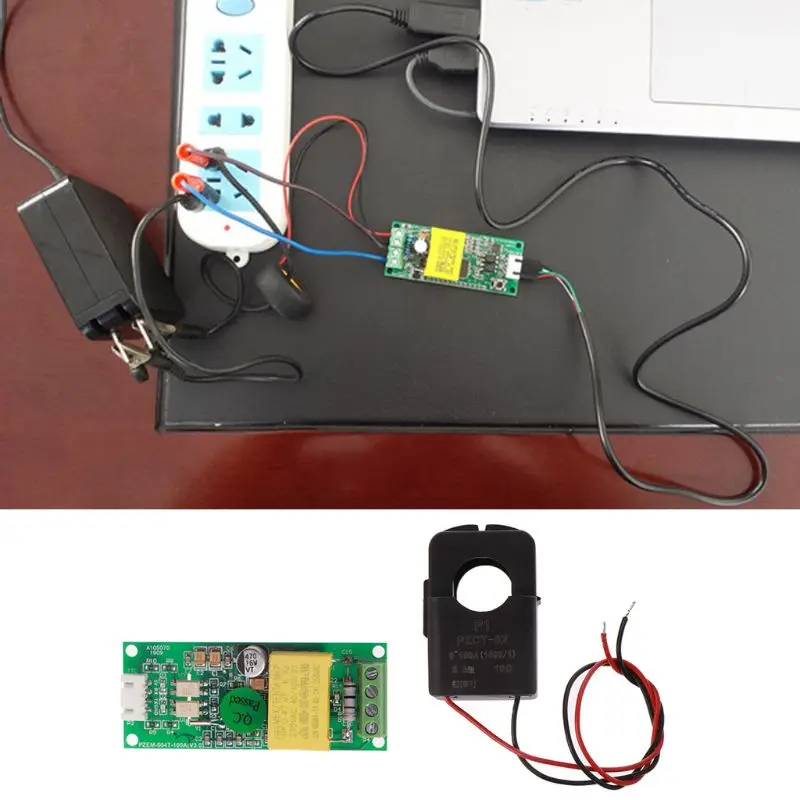 OOTDTY PZEM 004T AC 80 260 В 100A TTL порт Напряжение Ток мощность энергии электрический
