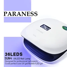 Лампа Paraness SUN4 для гель-лака Гель-лак для маникюра сушка ногтей 48 Вт Светодиодный светильник для ногтей Feecy лампа для ультрафиолетовая лампа для ногтей Сушилка для ногтей