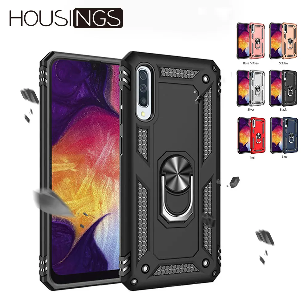 

Magnetic Car Holder Ring Phone Case For Samsung Galaxy S8 S9 S10 Plus A50 A70 Shockproof Armor Cover For Samsung M10 M20 A30 A20