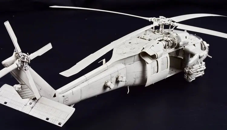 Kitty Hawk KH50005 1/35 США MH-60L "черный ястреб" [включая фигурки из смолы]-масштабная модель комплект