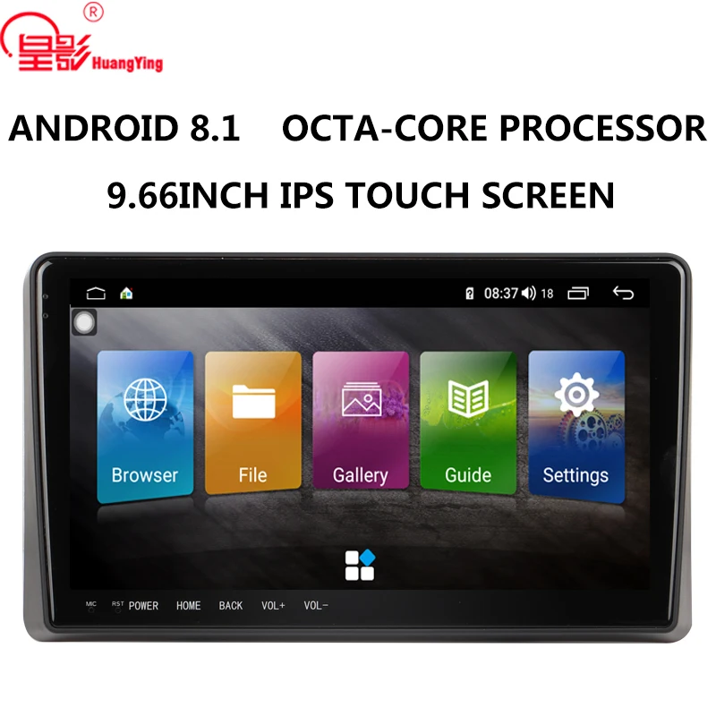 

Android 8.1 Car headunit radio multimedia video GPS Navigation tape recorder no DVD player no 2 din For TOYOTA LAND CRUISER