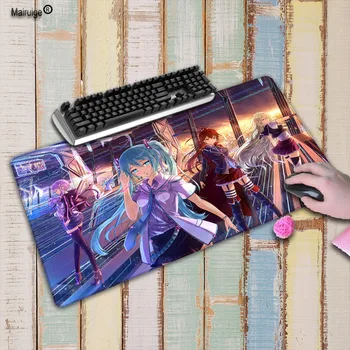 

Mairuige Japan Anime Hatsune Miku Large mouse pad Anti-slip Natural Rubber Computer Gaming mousepad Desk Mat for LOL cs go DOTA2