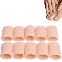24 шт./партия силиконовые трубки для пальцев ног мозоли блистер-Bunions больные мозоли молоток пальцы ног гель разделители пальцев ног протектор