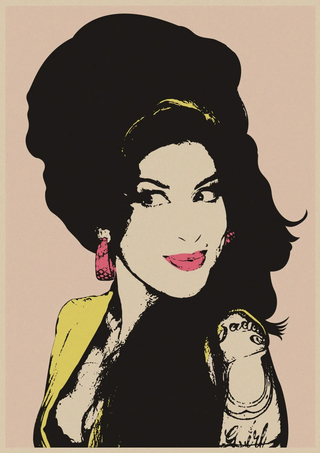 Музыкальный певец Amy Winehouse плакат печать на крафтовой бумаге постер в стиле ретро домашний Декор настенный художественный плакат комната декорация декор для стен - Цвет: 4