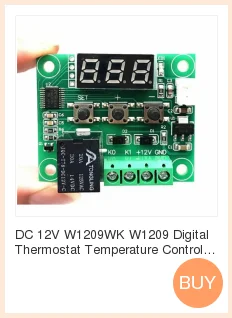 DC 12 В W1209WK W1209 цифровой термостат регулятор температуры Терморегулятор инкубатор NTC датчик корпус измерительного прибора
