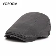 VOBOOM, хлопковые береты, унисекс, летние, плоские шапки, мужские, женские, винтажные, Casquette Gorras Planas Boinas, береты, мужская шапка 012
