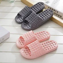 Bathroom Slippers Female Summer Non-slip Bath Plastic Home Slipper Couple Indoor Thick Soft Sandals and Slippers women summer non slip bathroom slippers female indoor home soft bottom slippers unisex lovers couples slipper gifts