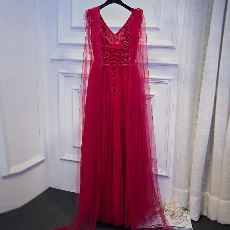 Vestido de festa настоящая фотография бордовые вечерние платья длинное платье с аппликацией женское вечернее платье вечерние платья Robe De Soiree