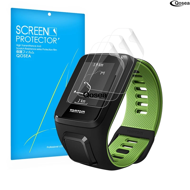 (3 PACK) For TomTom Runner GPS Screen Protector Film 3X Clear LCD Guard