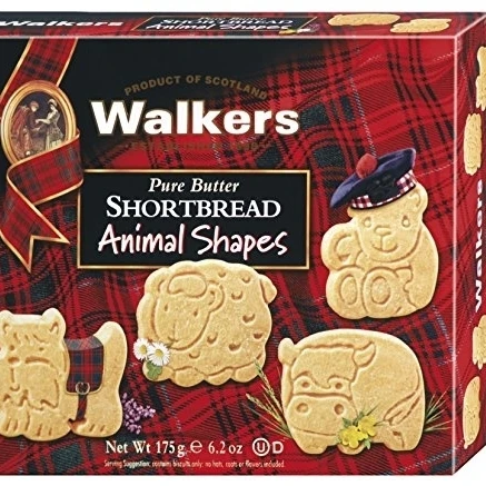 Walkers Shortbread Animal Shapes, 6.2 Ounce Box