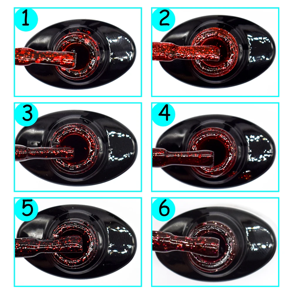 YAYOGE УФ-гель для ногтей Красный Блеск 0,3 унций 10 мл супер бриллиантовый Сияющий Гель-лак для маникюра Сделай Сам Алмазный дизайн ногтей