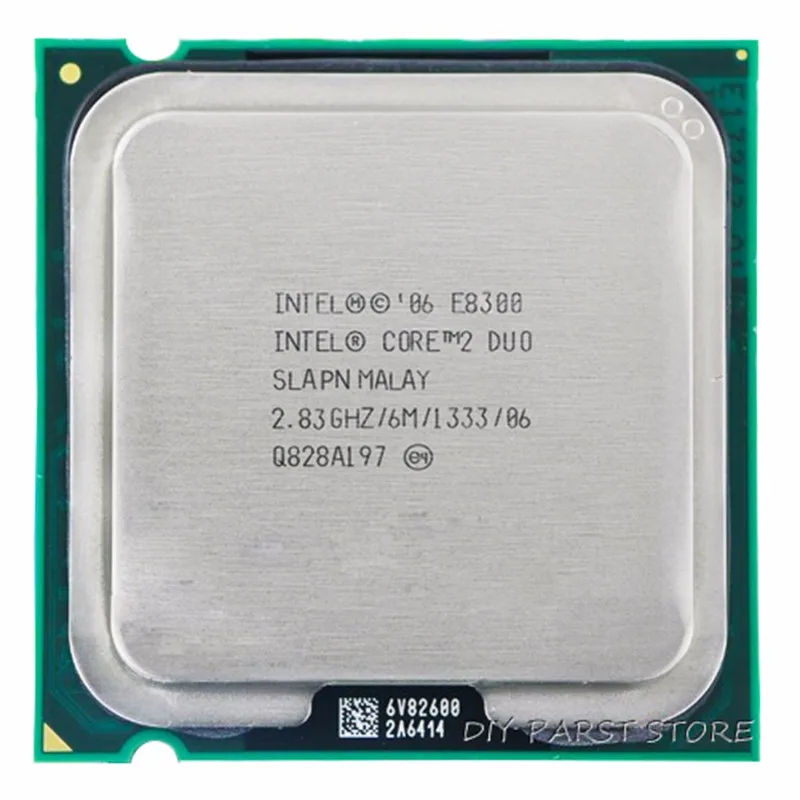 Процессор INTEL Core 2 Duo E8300 Socket LGA 775 cpu(2,8 ГГц/6 м/1333 ГГц