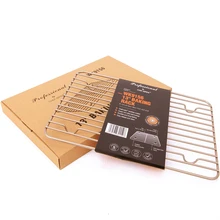 13 дюймов полка для шампанского антипригарная охлаждающая стойка для торта хлеба печенья прохладная сушильная сетка прямоугольное для выпечки Гриль