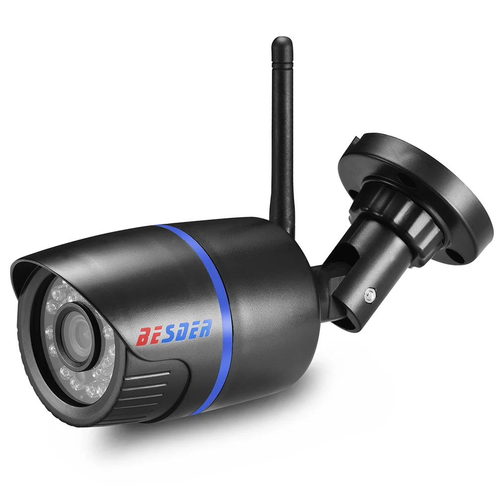 

BESDER HD 1080P 960P 720P Wireless IP Camera Yoosee P2P RTSP Motion Detected Waterproof WiFi Camera Bullet with 64G SD Card Slot
