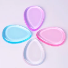 100 шт Мягкие капли воды Цвет Силиконовая макияжная губка косметические инструменты прозрачный порошок блендер