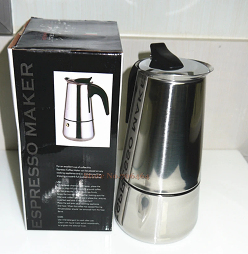 Высококачественная Кофеварка Moka 6 чашек/кофейник moka кофейник эспрессо из