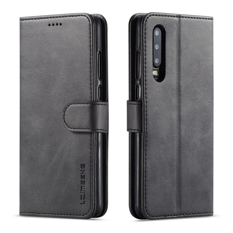 Кожаный флип-чехол для Huawei P30 чехол телефона Lite кошелек держатель карт Pro