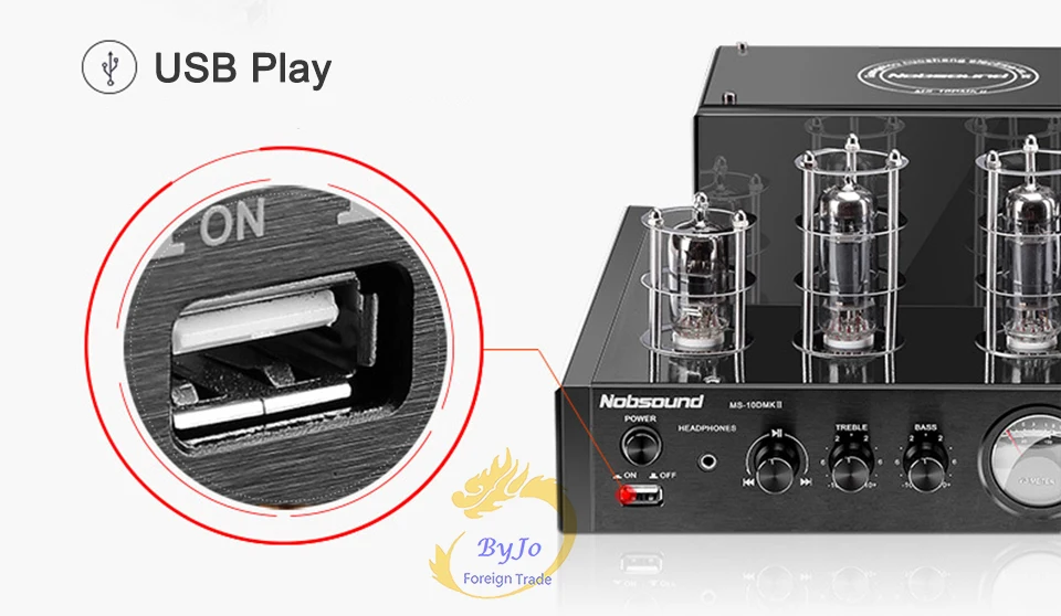 Nobsound MS-10D MKII MS-10D MKIII ламповый усилитель аудио мощности вакуумный ламповый усилитель Bluetooth усилитель 110 В или 220 В