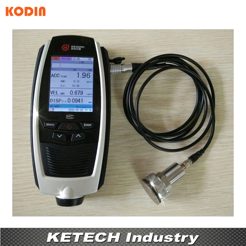 KV 3000A Digital Vibration Meter Vibration Analyzer Portable Vibrometer