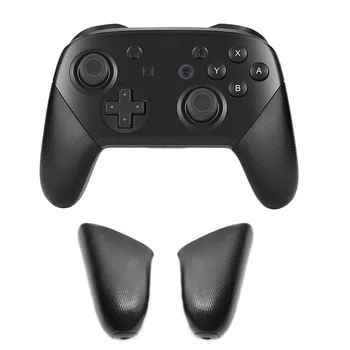 

Black Nintend Switch Pro Controller Anti-Slip Grip Shell DIY Delicate Textured Handle Cover For NS Switch PRO Accessories Decals