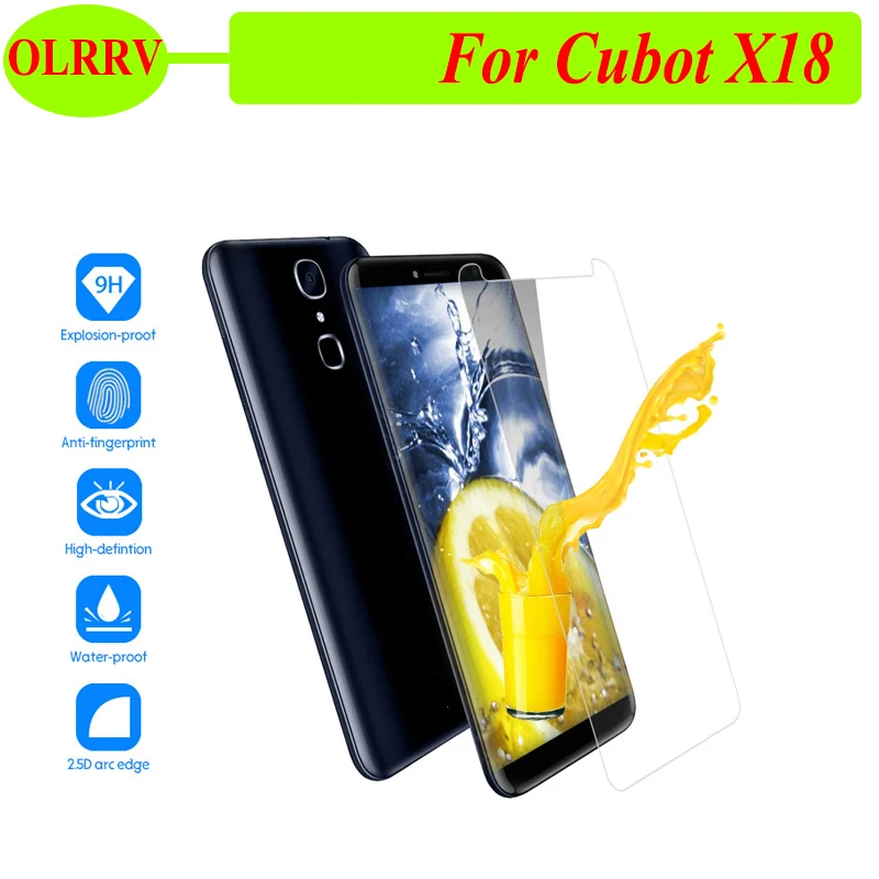 OLRRV для Cubot X18 Закаленное стекло Защитная пленка экрана 5 7 дюймов закаленное