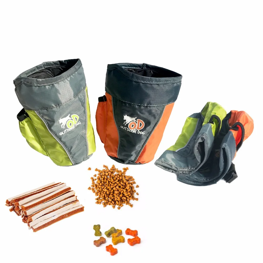 Pet Dog Training Bag Treat Pouch Snack Reward Food Feed Container