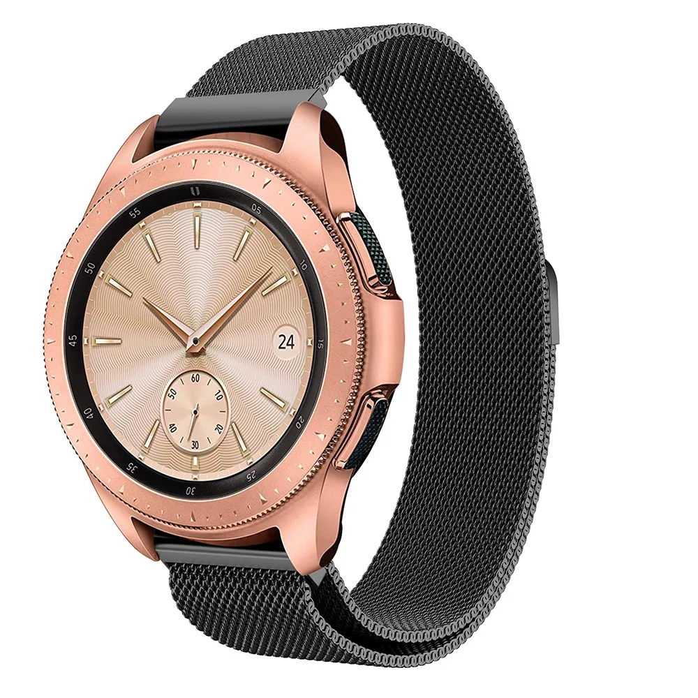 22 мм 20 ремешок из нержавеющей стали для Samsung Galaxy watch 42 46 Миланская петля запасной