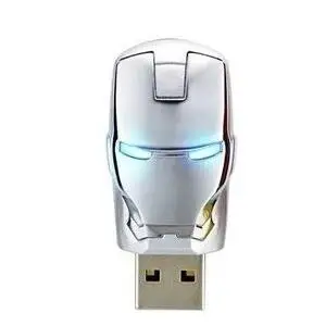 Модель, Железный человек, USB флеш-накопитель, 64 ГБ, 32 ГБ, 16 ГБ, 128 ГБ, Автомобильный ключ, карта памяти, флеш-накопитель, u-диск, флешки, светильник для глаз