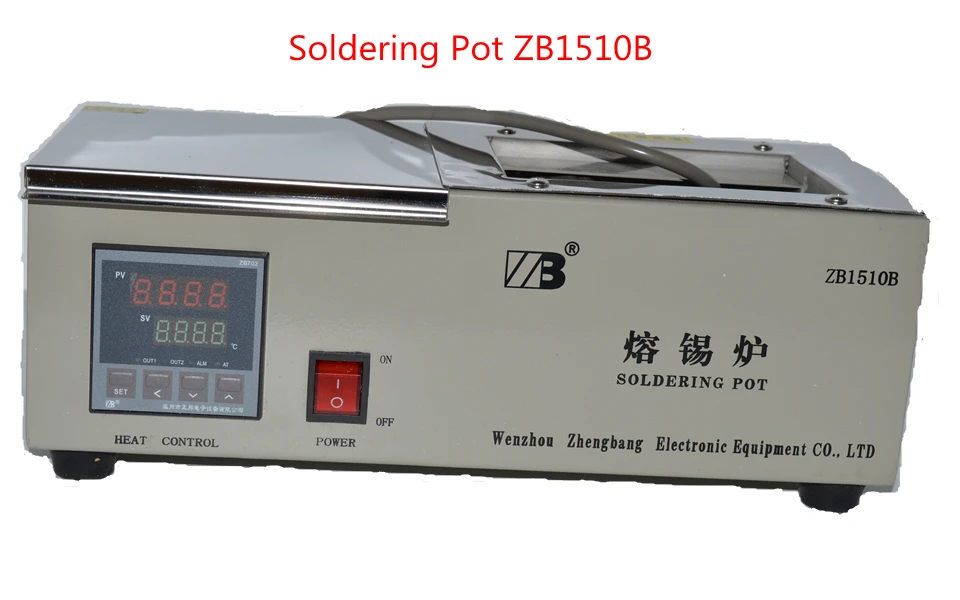 

1pc Solder Pot Digital Display 600W 150* 100* 70mm Soak Soldering Machine Soldering Tin Stove ZB1510B/D