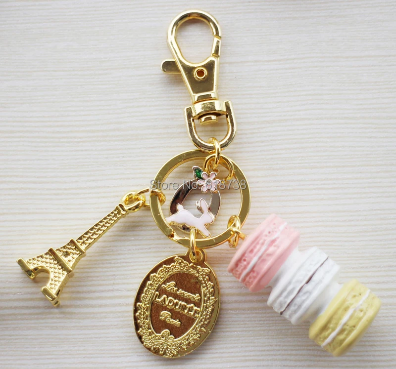 2015 New Macaroon keychain with Q letter.jpg
