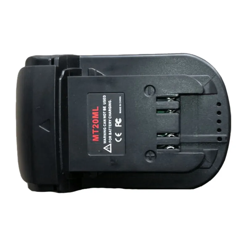 Mt20Ml Battery Converter Adapter For Makita 18V 20V Li Ion Battery Bl1830 Bl1860 Bl1815 For Milwaukee