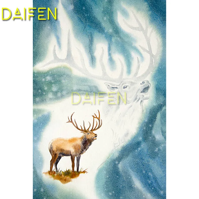 

5D DIY Diamond embroidery Cross stitch Snow and ice Full Square Diamond painting single rora Full Round Diamond mosaic deer