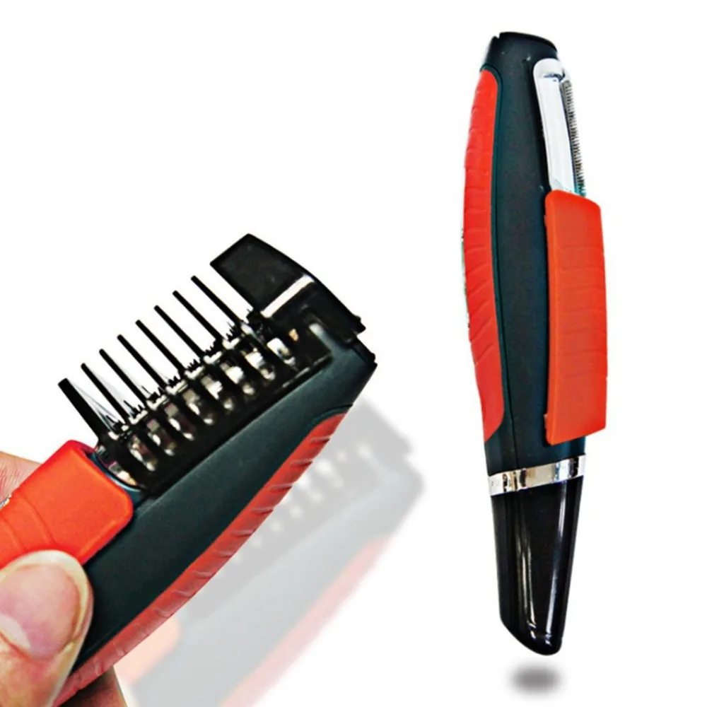 Мужская бритва Switchblade, машинка для удаления волос, триммер для волос 2 в 1, триммер для усов, бороды, бровей, волос, бритва, набор для удаления волос