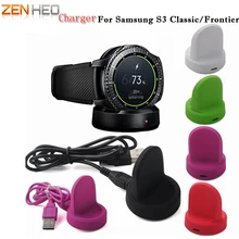 ZENHEO для samsung Шестерни S3 классический Frontier Беспроводной док-станция для зарядки Зарядка через usb Высокое качество зарядное устройство смарт-часов подставка с зарядным устройством