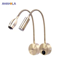 3w Flessibile Led Lampade Da Parete Applique Lampade Da Parete A Led per la Lettura Camera Da Letto Luce AC 220v Arandela Applique murale di Apparecchi di Illuminazione