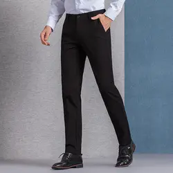 LENSTID 2018 Осень Зима повседневные штаны для мужчин для Deep Blue Slim Fit мотобрюки s хлопок высокое качество плюс размеры брендовая одежда 8618