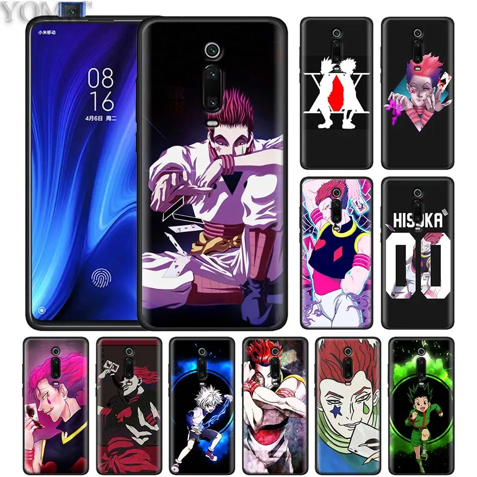 

anime hunter x hunter Black Case for Xiaomi Redmi K20 Pro Note 7 5 6 Pro Redmi 6 7 6A 7A 4X 5 Plus Y3 GO Silicone Soft Case
