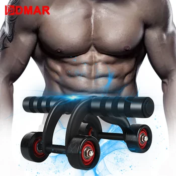 

DMAR Ab Roller Abdominal Wheel Roller Trainer Fitness Equipment Gym Home Exercise Body Building Ab roller Belly Core Trainer