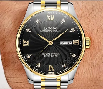 

40mm Sangdo Luxury watches Automatic Self-Wind movement Sapphire Crystal High quality 2018 new fashion Men's watch 28S