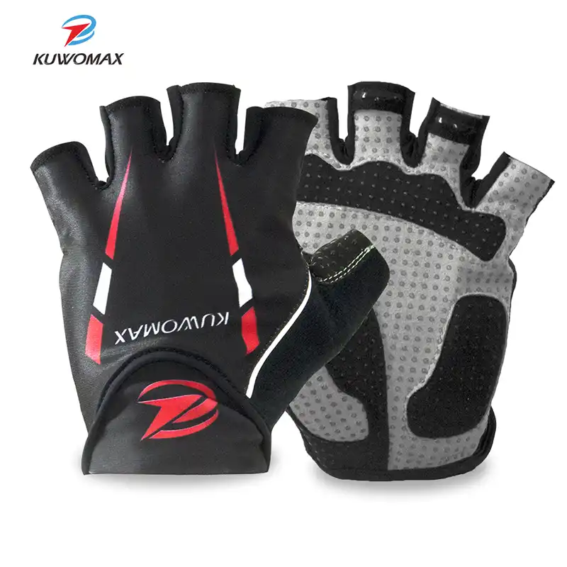 LEOBAIKY Ultrathin Cycling Half Finger Gloves with Shock Absorbing Gel Pad for Mountain Bike and Road Riding