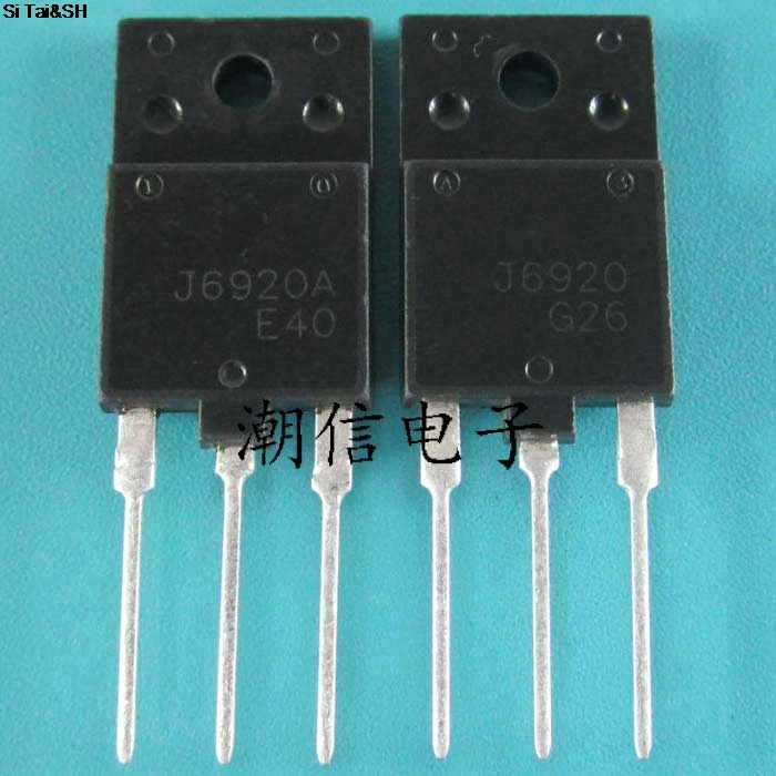 

5pcs J6920 TO-3PL 2SJ6920 TO-3P 2SJ6920A TO3P J6920A 20A 1700V TO-3P new original