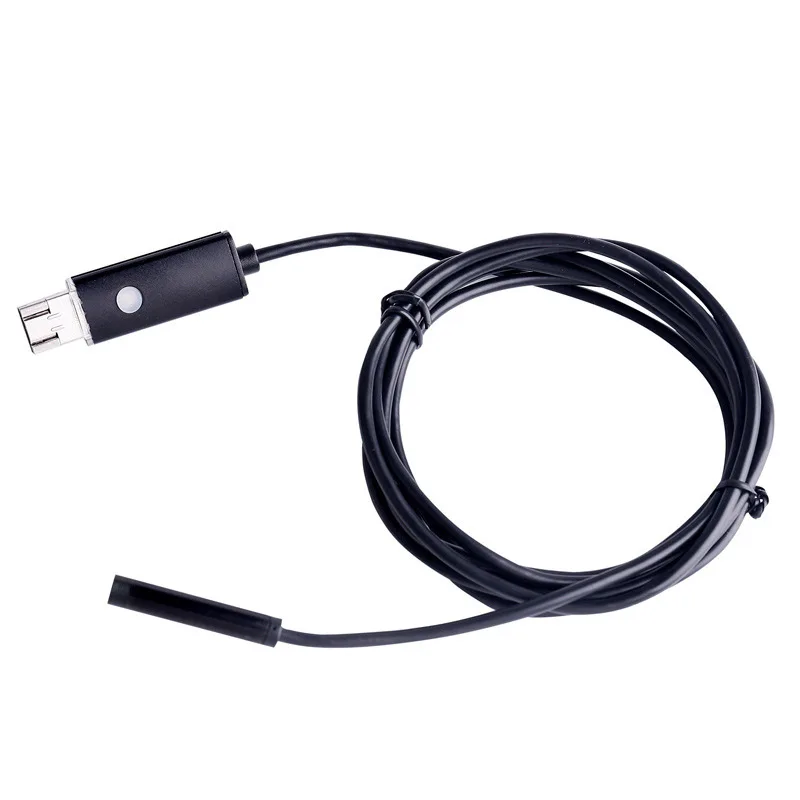Водонепроницаемый эндоскоп SHINA 2 в 1 USB 5 мм IP68 6 дюймов светодиодный для телефонов