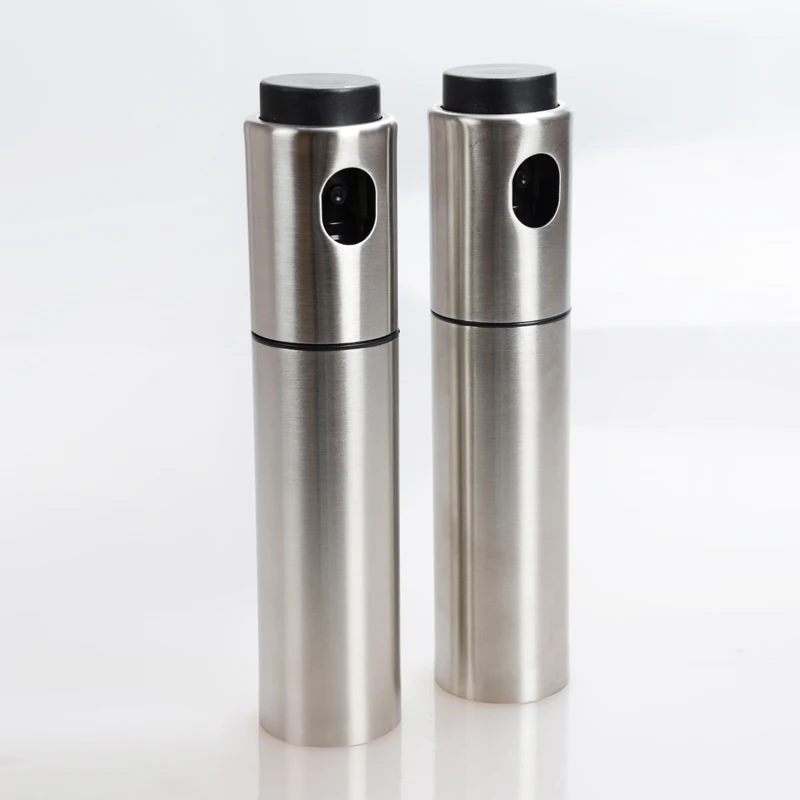Stainless Steel Olive Pump Spraying Oil Bottle Sprayer Can Oil Jar Pot Tool New Stainless Steel Olive Pump Spraying Oil Bottle Sprayer Can Oil Jar Pot Tool New