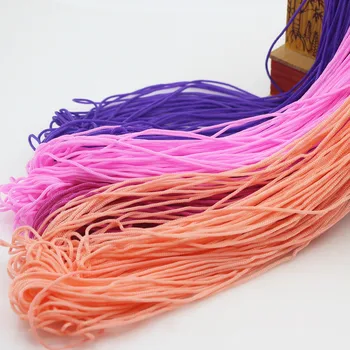 

Hand woven Hollow strands hook cushion package line mercerizing yarn bright silk cap wool doll line For Hand Knitting Yarn